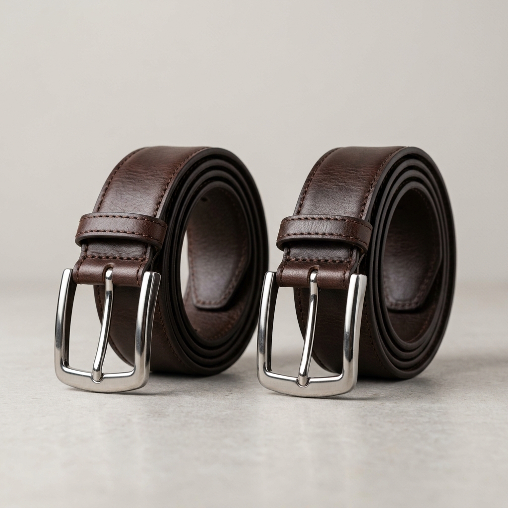 Two Leather Belt